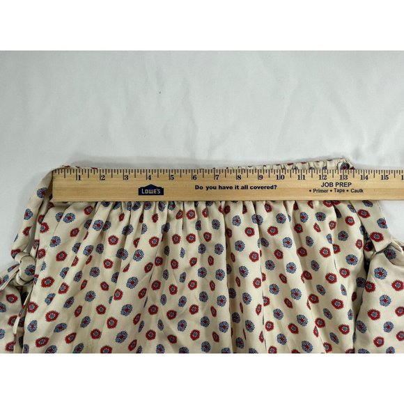 Tularosa Womens xs Elastic Waist Side Tie Mini Skirt Multicolor lined - Picture 3 of 6